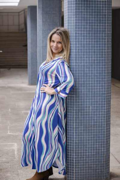 Vestido Camiseiro Capri Vestido Camiseiro Capri - Azul - Promoções