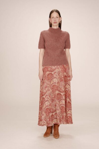 Saia Sibella terracota - Calças e Saias - Roupa