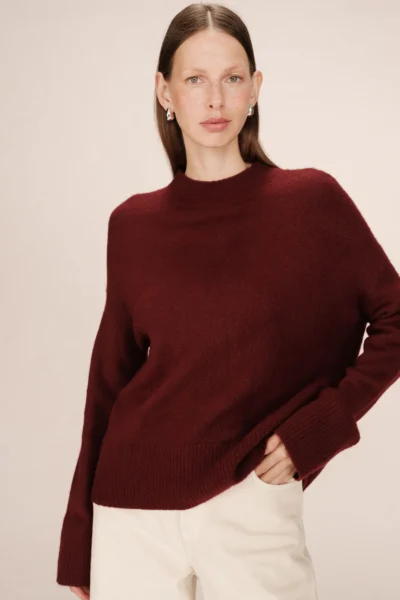 Camisola Salty Bordeaux - Malhas e Casacos - Roupa