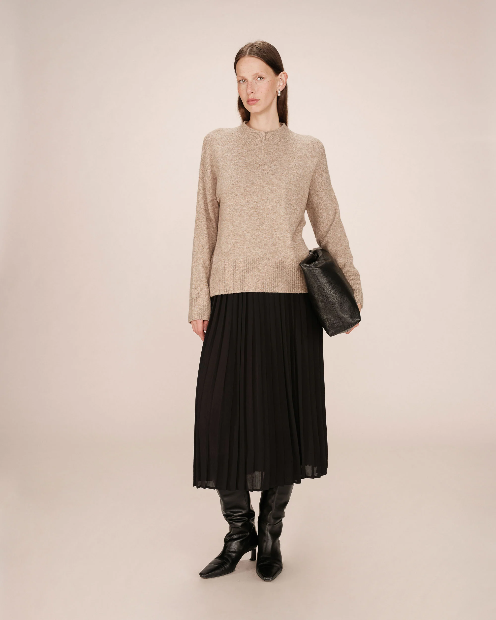 Camisola Salty bege - Malhas e Casacos - Roupa