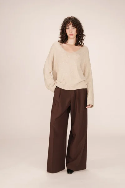 Camisola Salvador Baunilha - Malhas e Casacos - Roupa