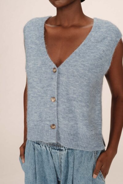 Cardigan Santa Azul - Malhas e Casacos - Roupa