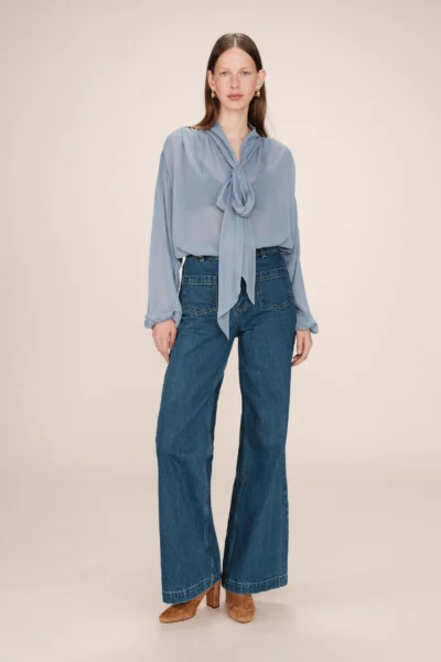 Blusa Splendide azul - Blusas e Camisas - Roupa