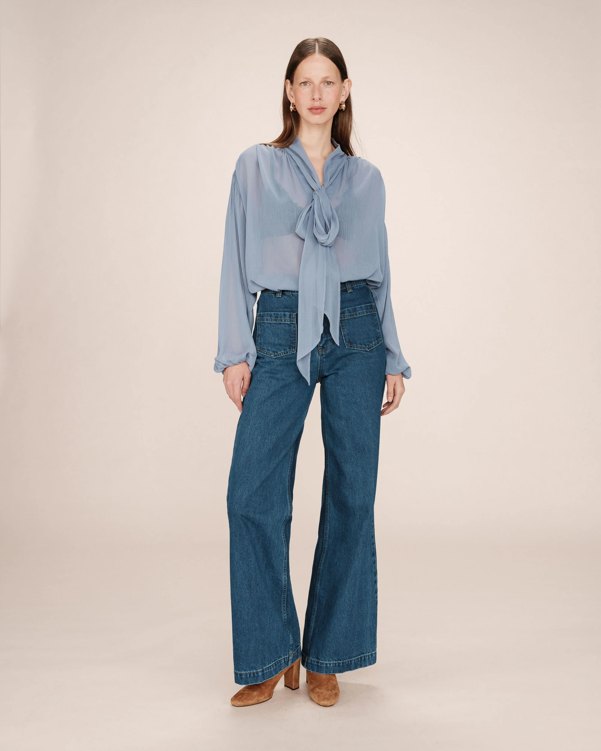 Blusa Splendide azul - Blusas e Camisas - Roupa