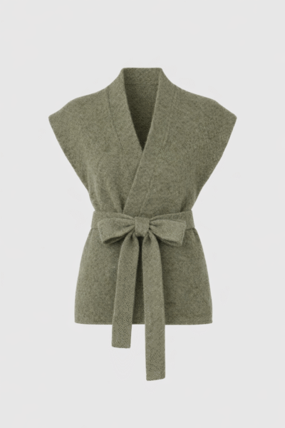 Colete Lounini Kaki - Malhas e Casacos - Roupa