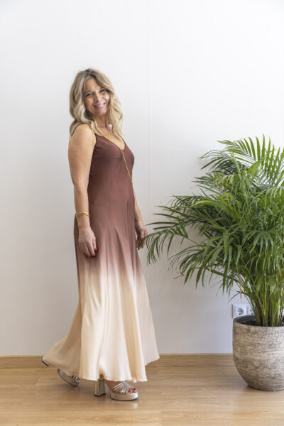 Vestido bicolor - Novidades - Vestidos e Macacões