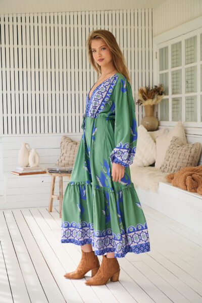 Vestido Blue Bird - Novidades - Vestidos e Macacões
