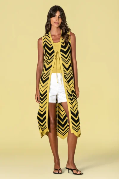 Colete Zig-Zag - Malhas e Casacos - Roupa