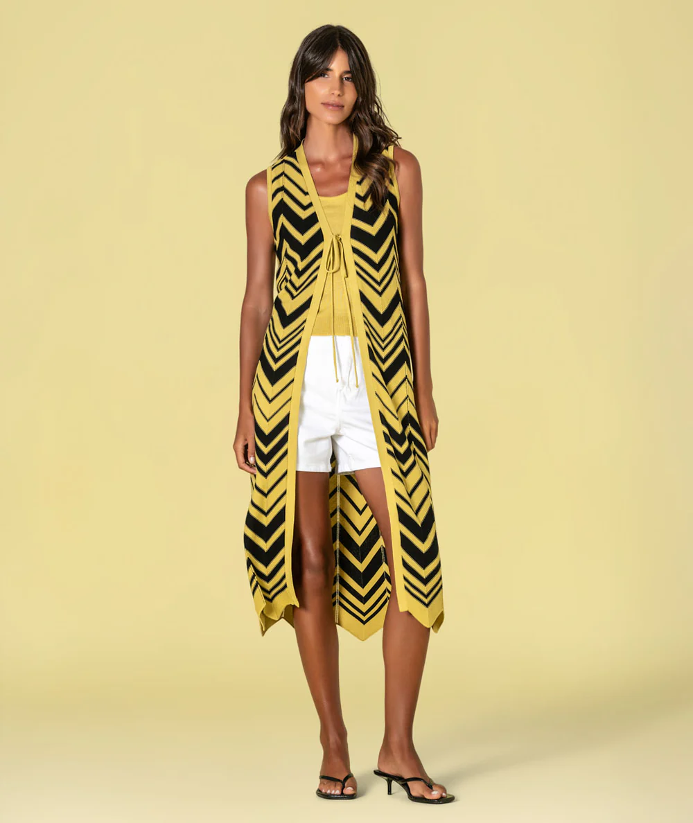 Colete Zig-Zag - Malhas e Casacos - Roupa