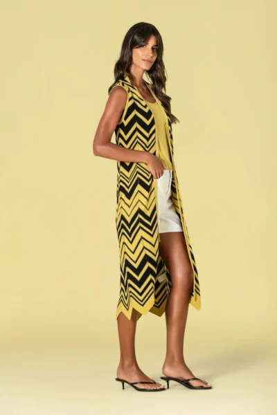 Colete Zig-Zag - Malhas e Casacos - Roupa