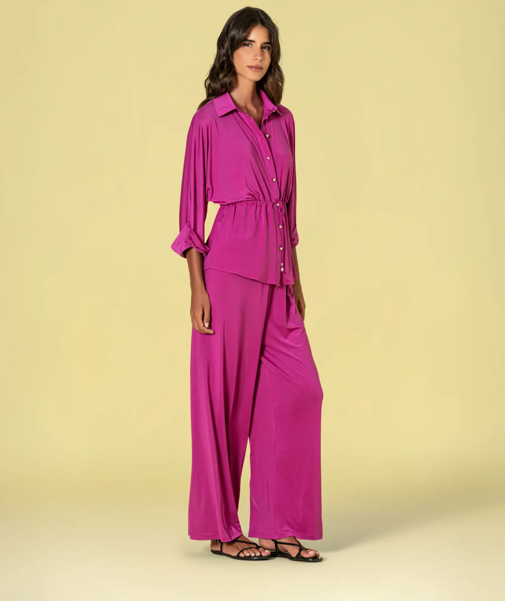 Calça com elástico - Calças e Saias - Roupa