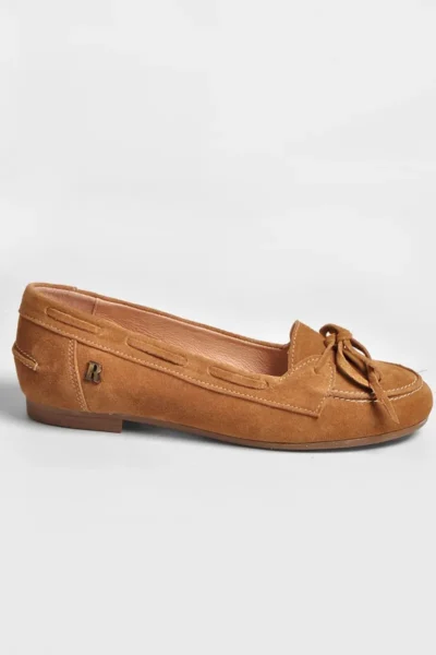 23/5842 Sapato de camurça mel - Calçado - Promoções