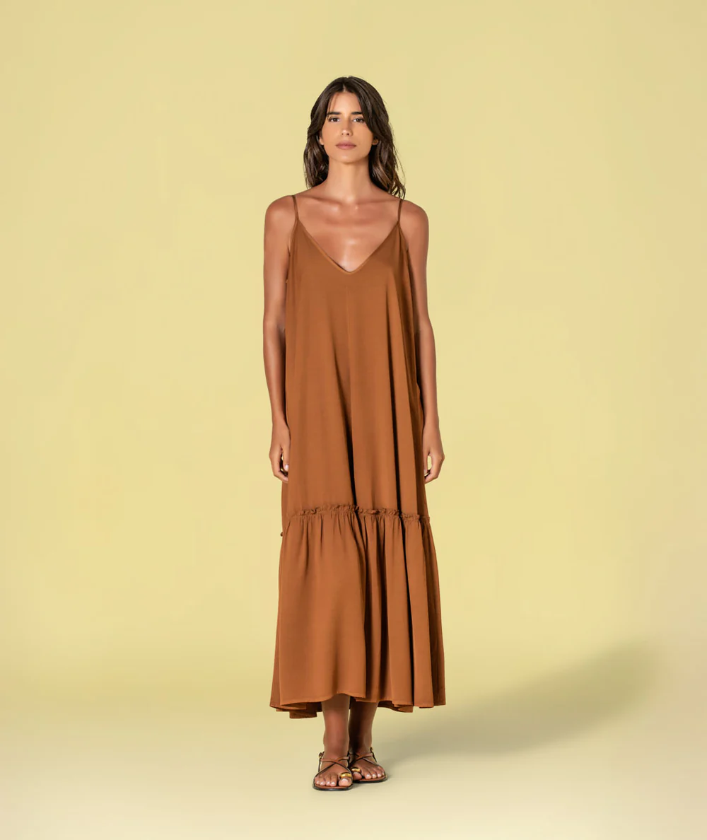 Vestido de alças finas - Novidades - Vestidos e Macacões