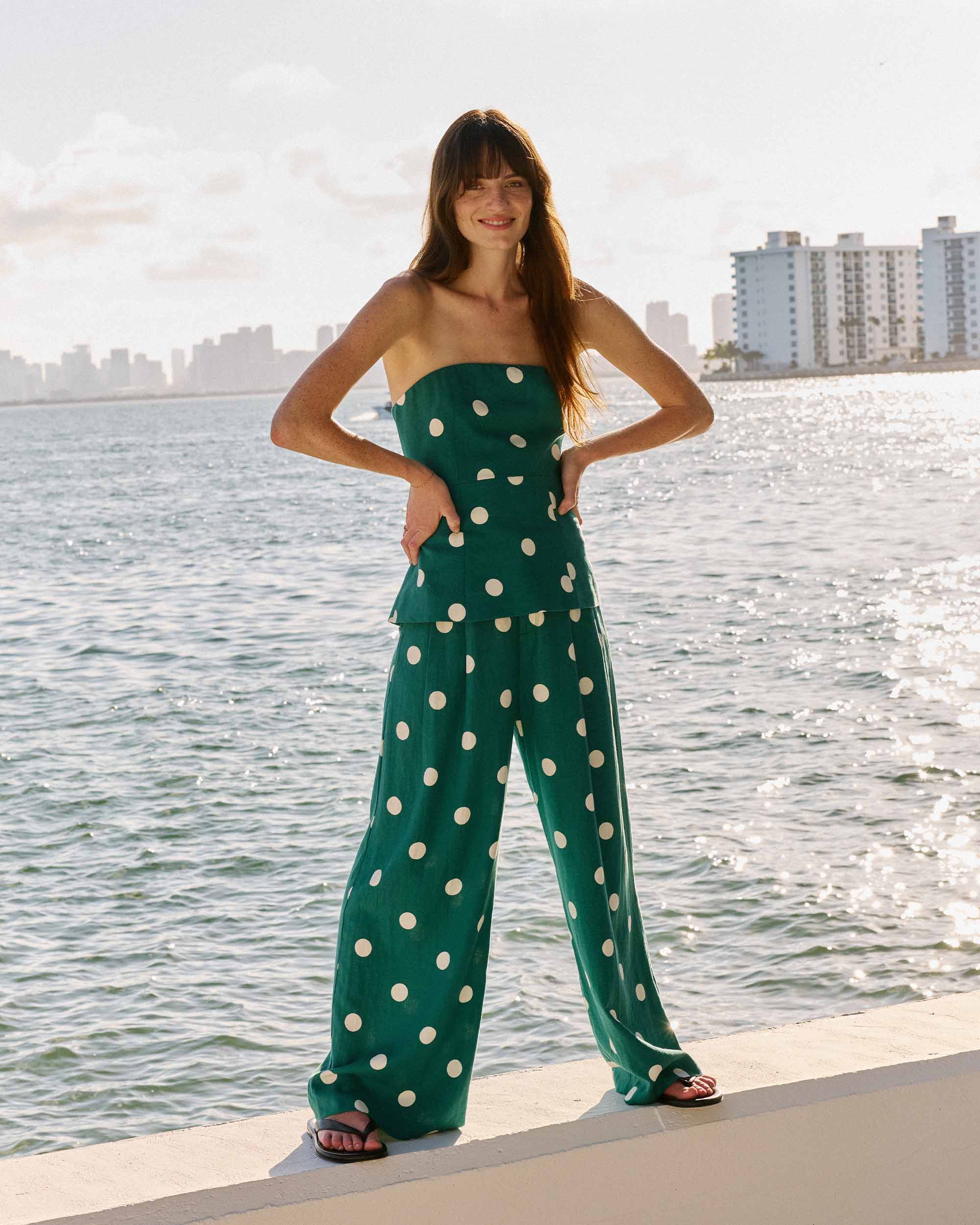 Wynell pantalonas verdes - Calças e Saias - Roupa