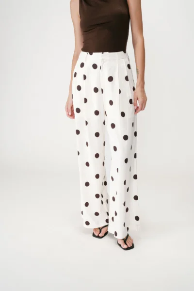 Wynell pantalonas ecrú - Calças e Saias - Roupa