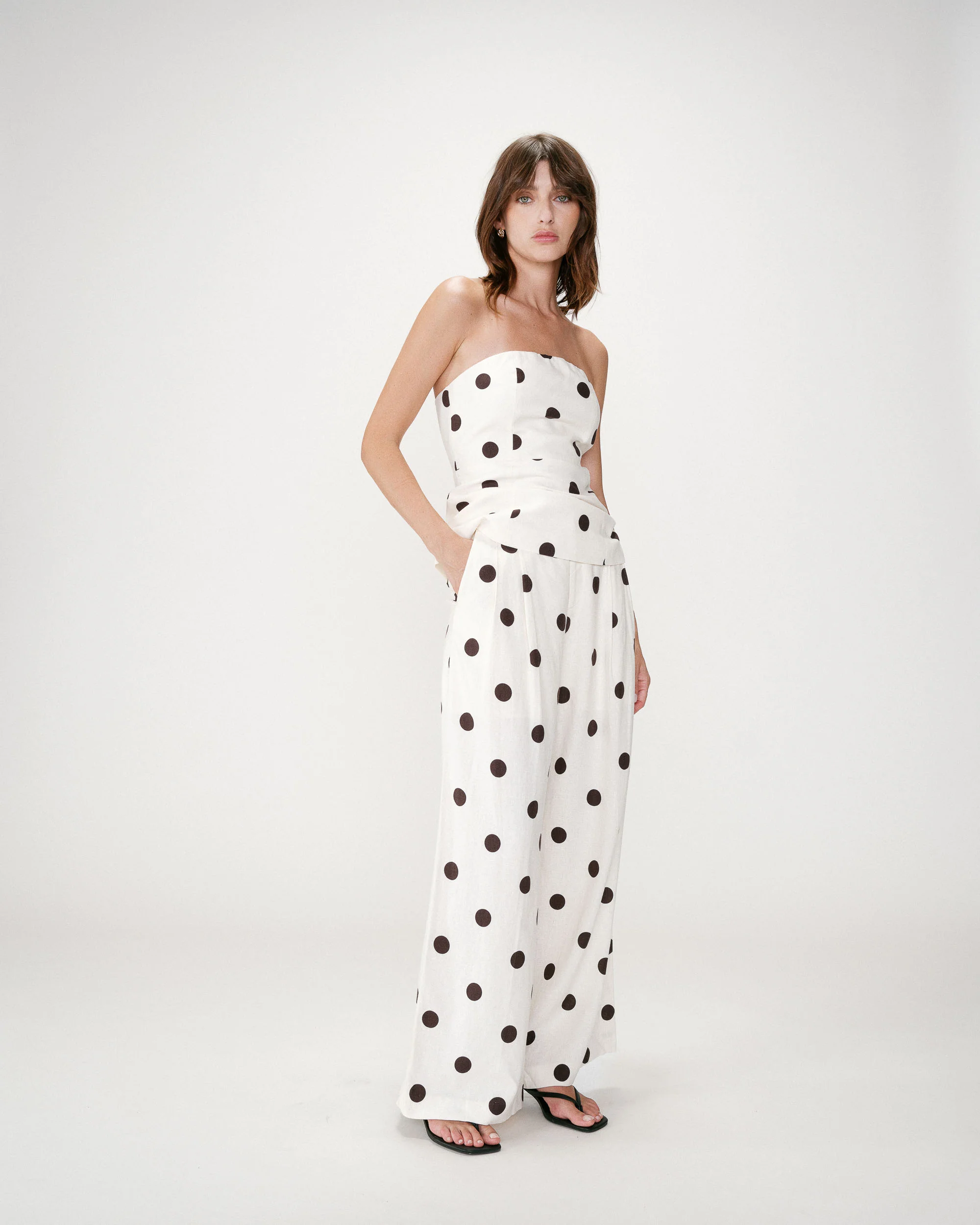 Wynell pantalonas ecrú - Calças e Saias - Roupa