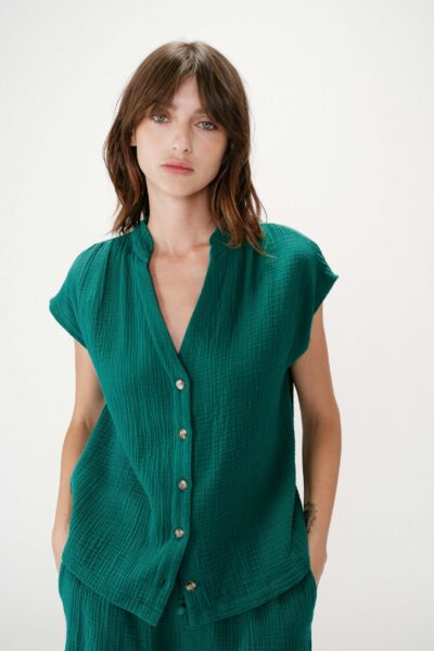 Wesra verde - Blusas e Camisas - Roupa