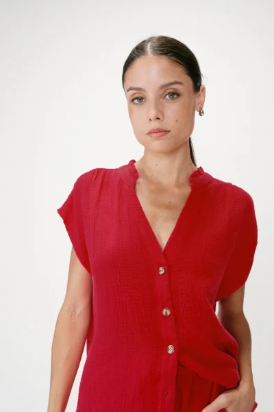 Wesra fucsia - Blusas e Camisas - Roupa