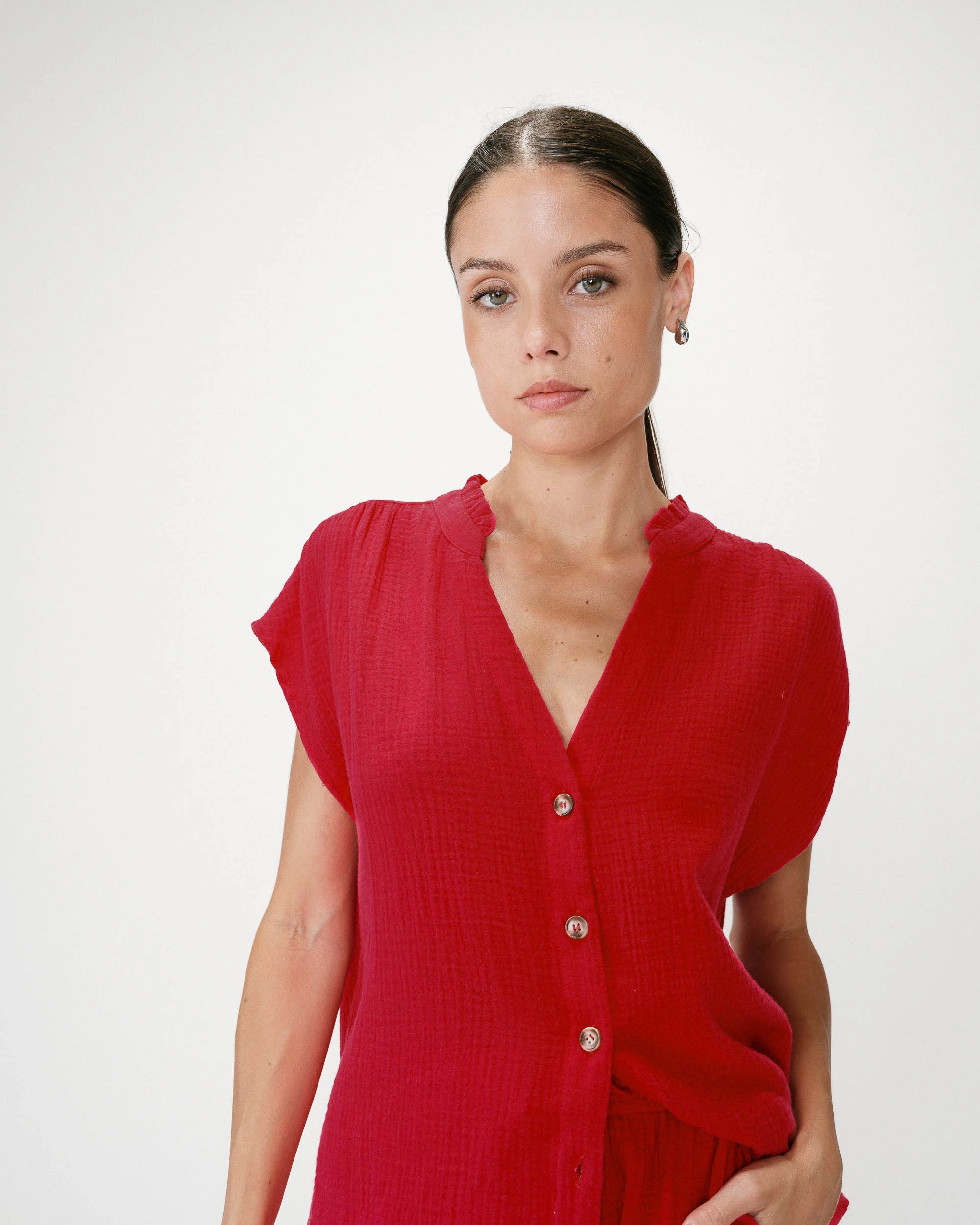 Wesra fucsia - Blusas e Camisas - Roupa