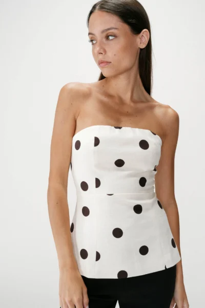 Wixie top ecrú - Blusas e Camisas - Roupa