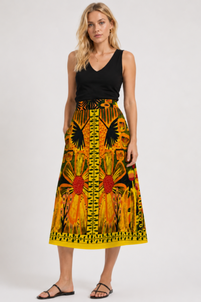Saia Matali amarela - Calças e Saias - Roupa