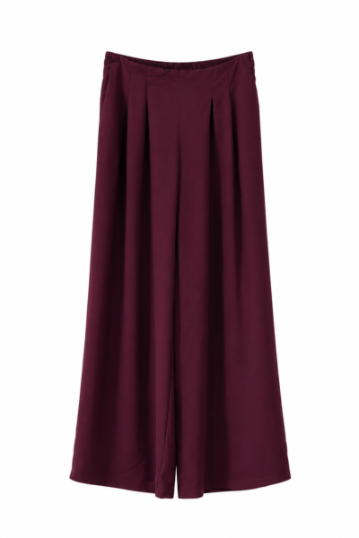 Calças  palazzo bordeaux - Blusas e Camisas - Roupa