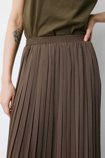 Saia Anissa Kaki - Calças e Saias - Roupa