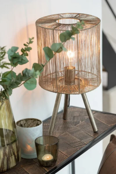Candeeiro de metal pequeno ref. 2979 - Decoração