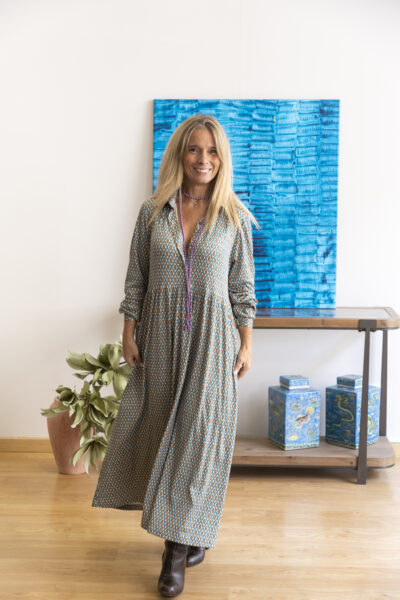 Vestido Aurora Azul - Novidades - Vestidos e Macacões
