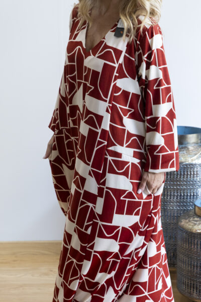 Vestido Geométrico Rubi - Novidades - Vestidos e Macacões
