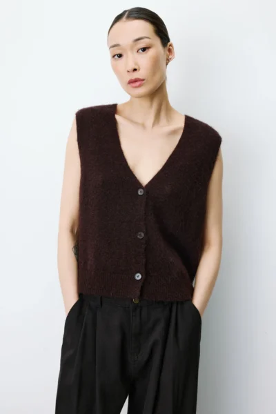 Colete Nars Marron - Malhas e Casacos - Roupa